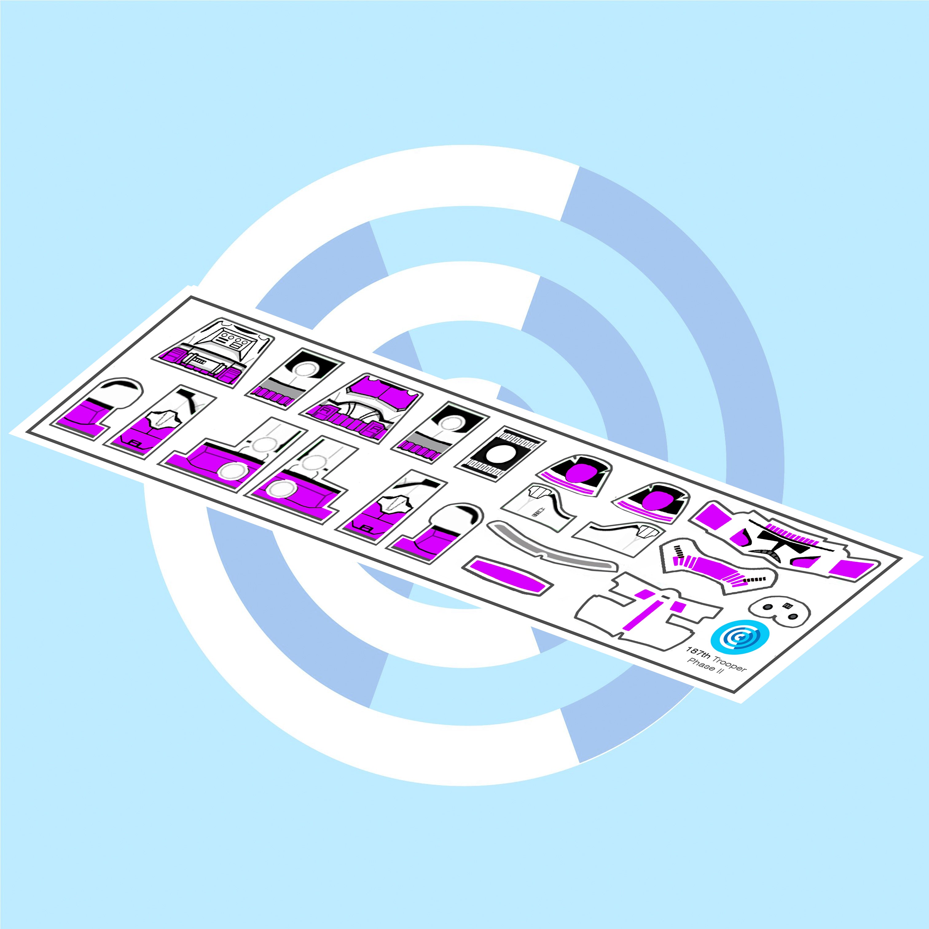 187th Clone Decal Sheet