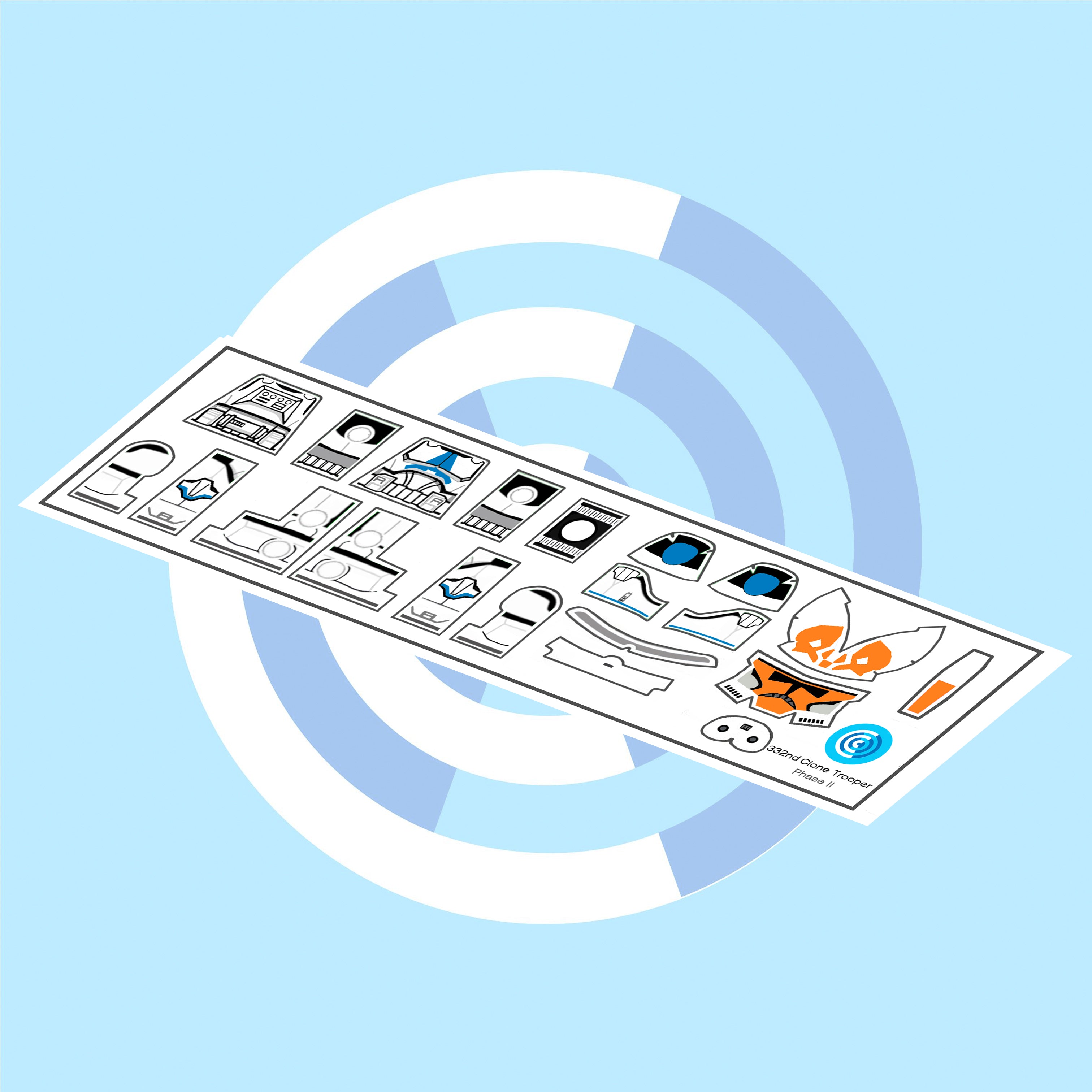 332nd Clone Decal Sheet