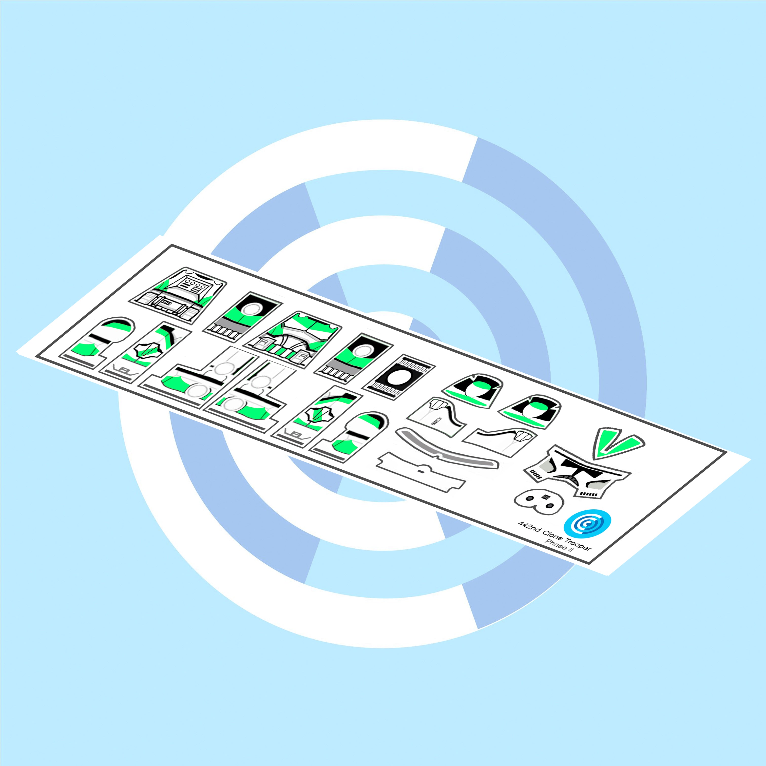 442nd Clone Decal Sheet