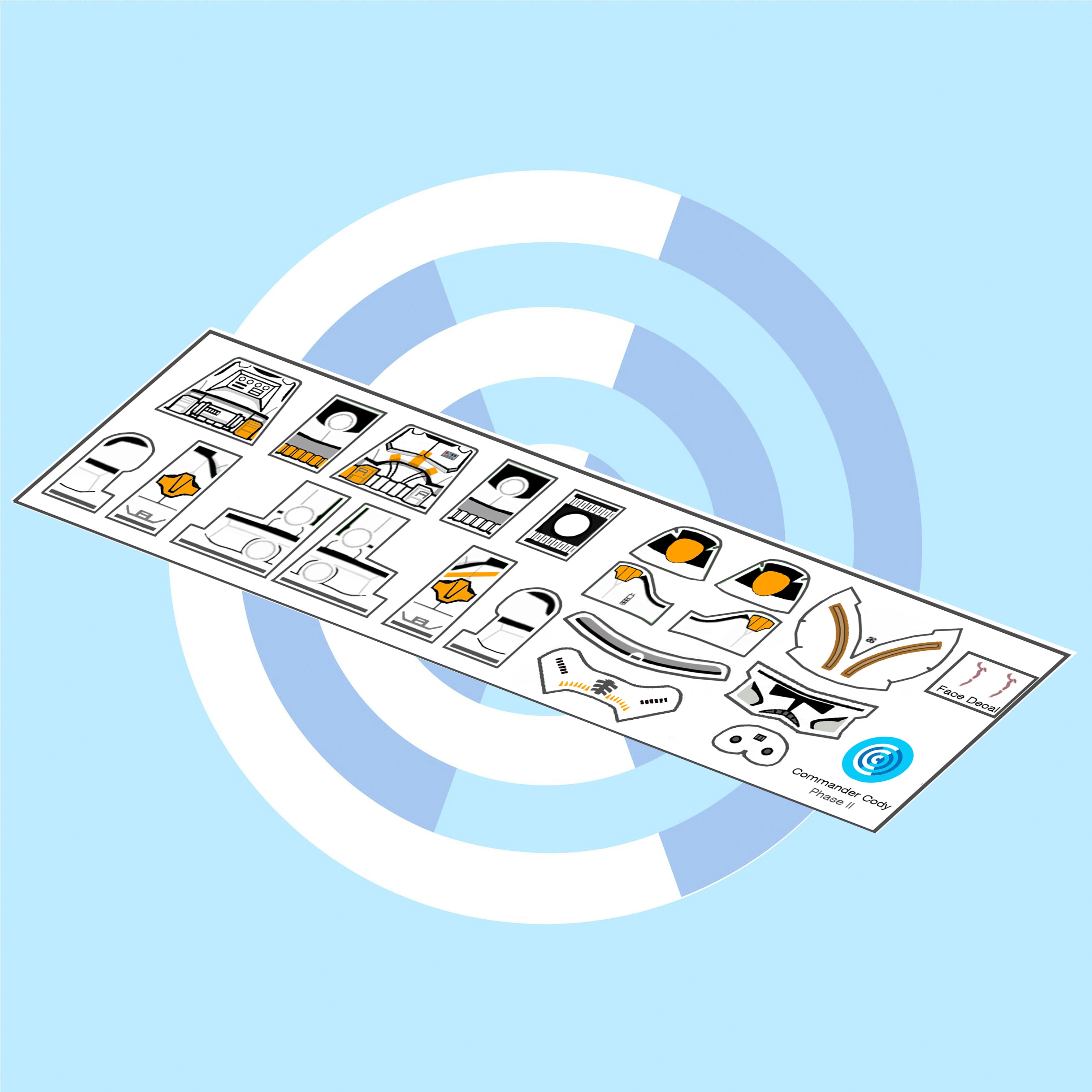 Commander Cody Decal Sheet