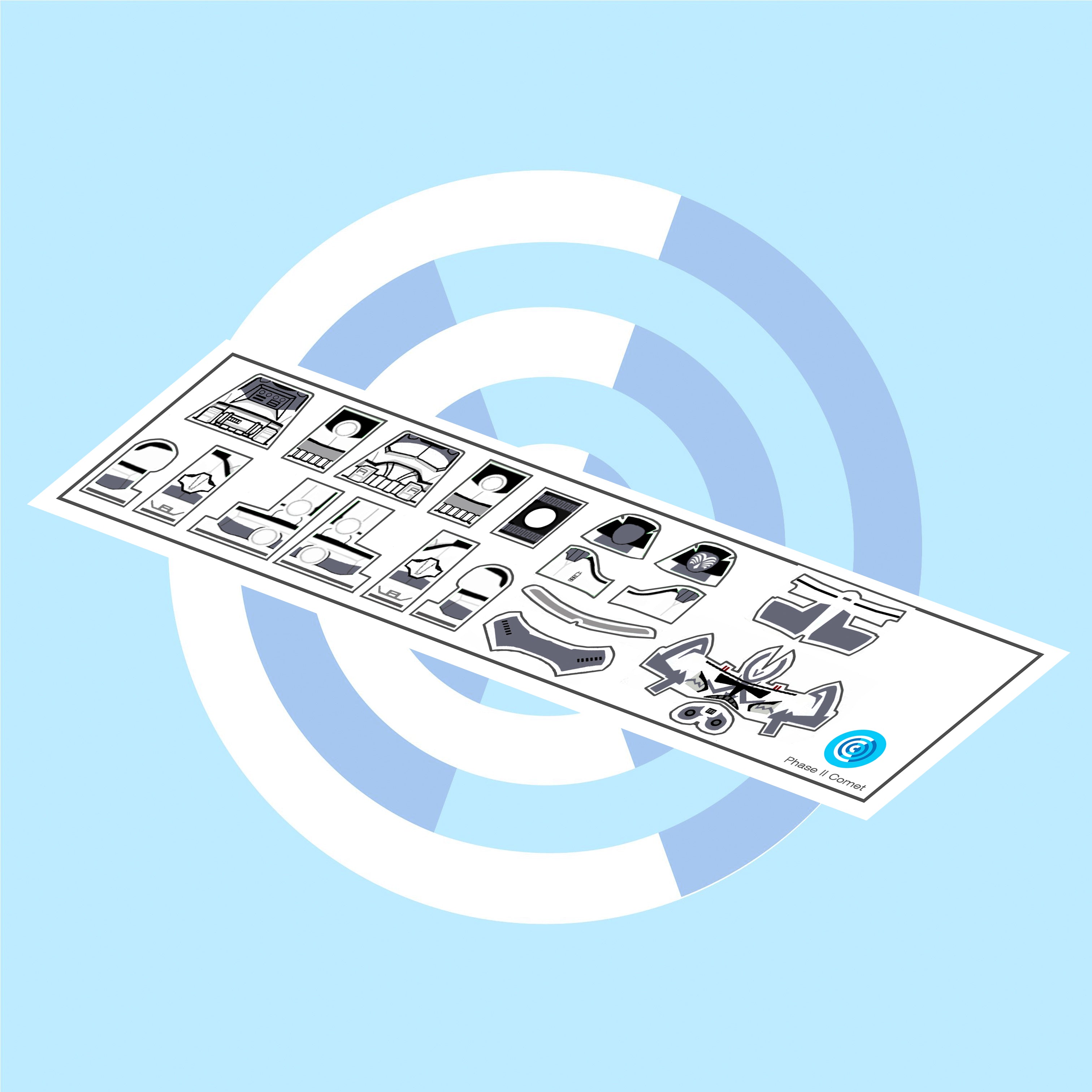 Comet Decal Sheet