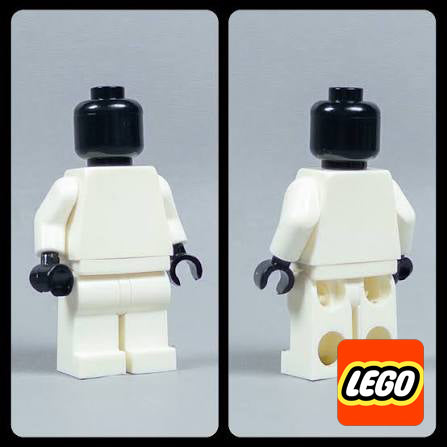 Plain White Minifigure